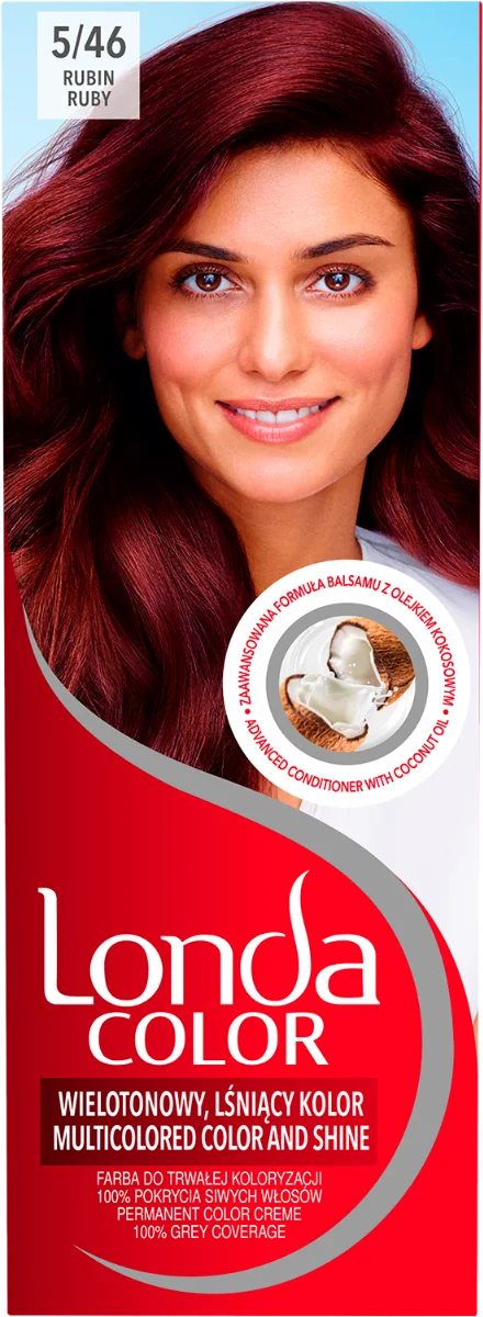 Vopsea de par permanenta 5/46 Rosu Rubin, 110ml, Londa