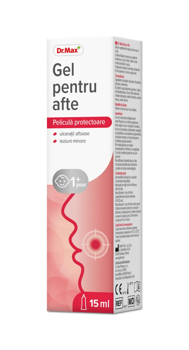 Dr. Max Gel pentru afte, 15ml