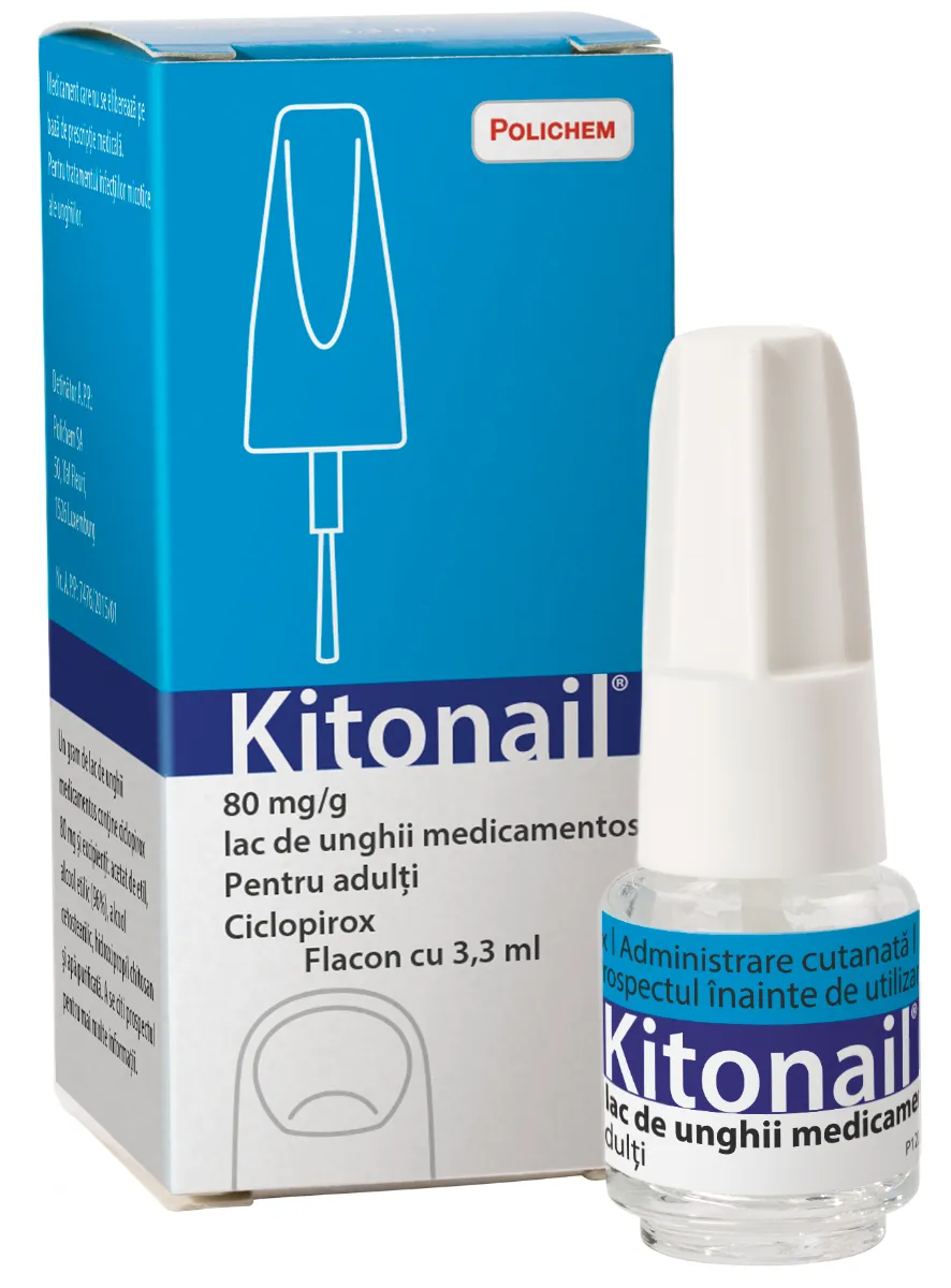 Kitonail 80 mg/g, 3.3 ml, Angelini