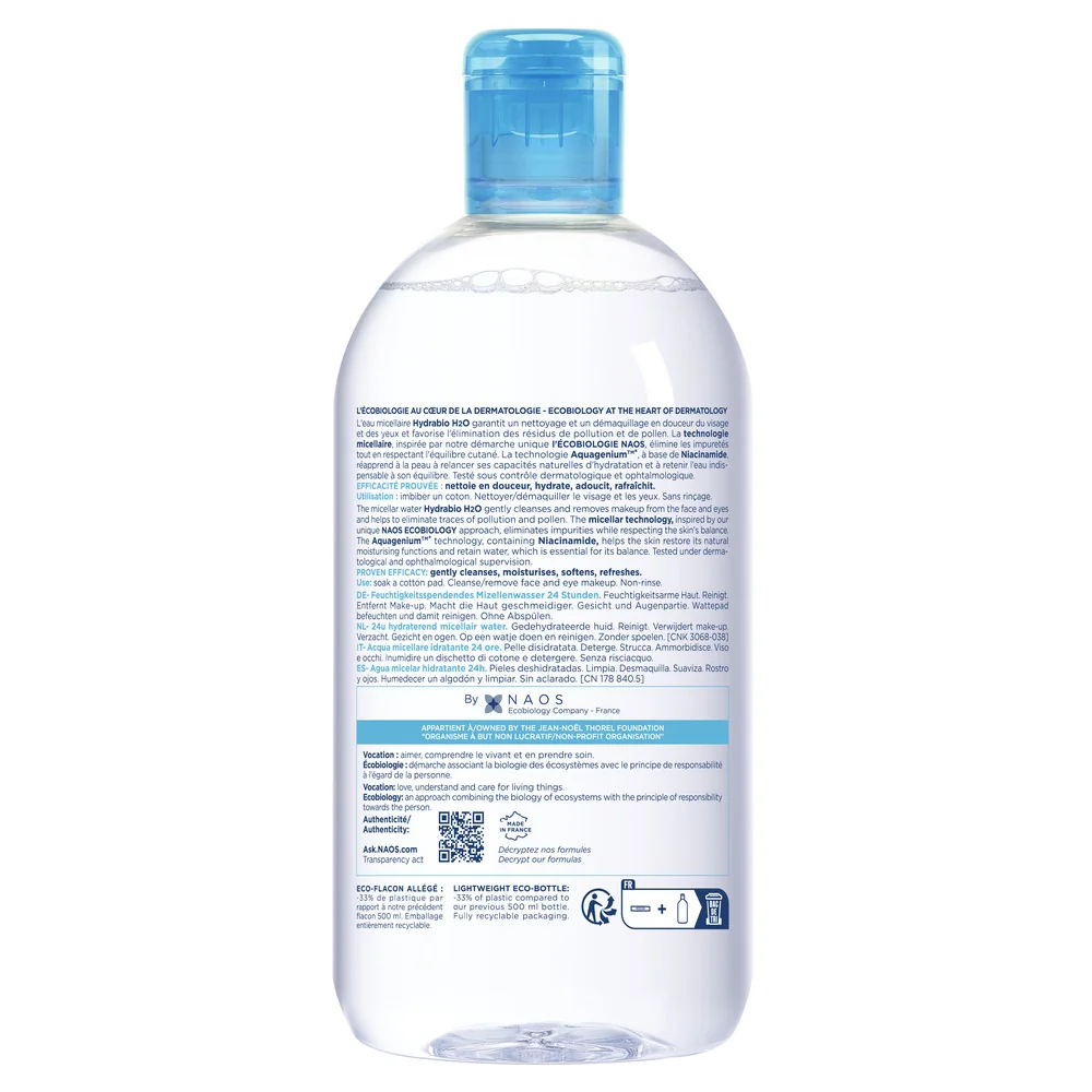 Apa micelara Hydrabio H2O, 500ml, Bioderma