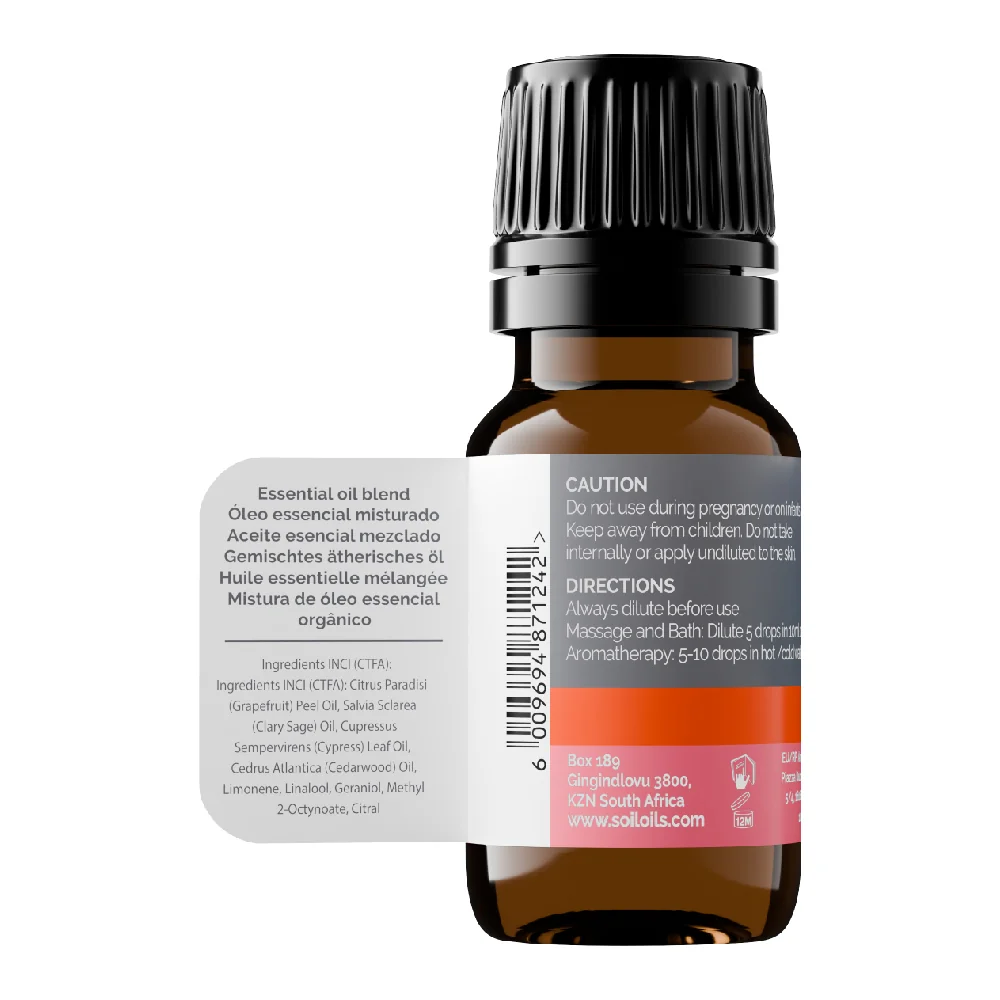 Amestec organic uleiuri esentiale Antistres, 10ml, Soil