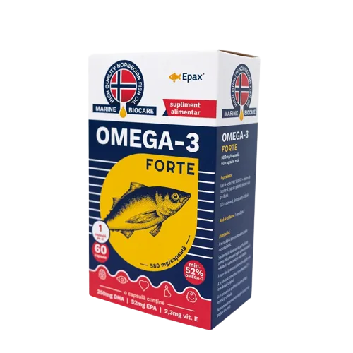 Omega 3 Forte Marine Biocare, 60 capsule, Phyto Biocare