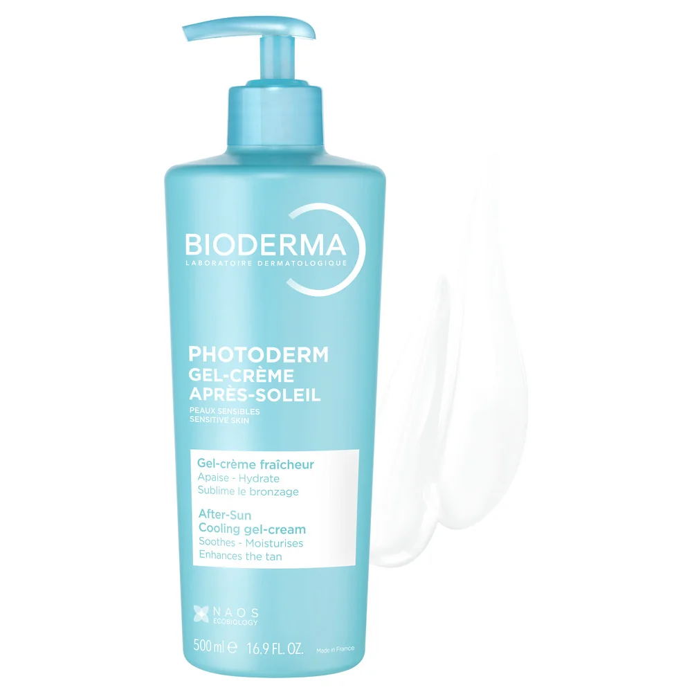Gel-crema dupa expunerea la soare pentru piele sensibila Photoderm Apre-Soleil, 500ml, Bioderma