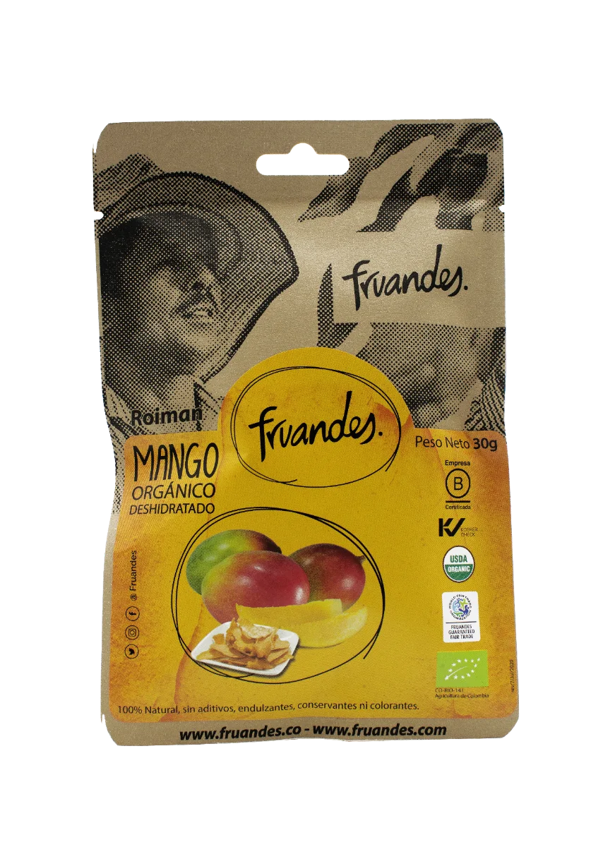 Mango deshidratat, 30g, Fruandes