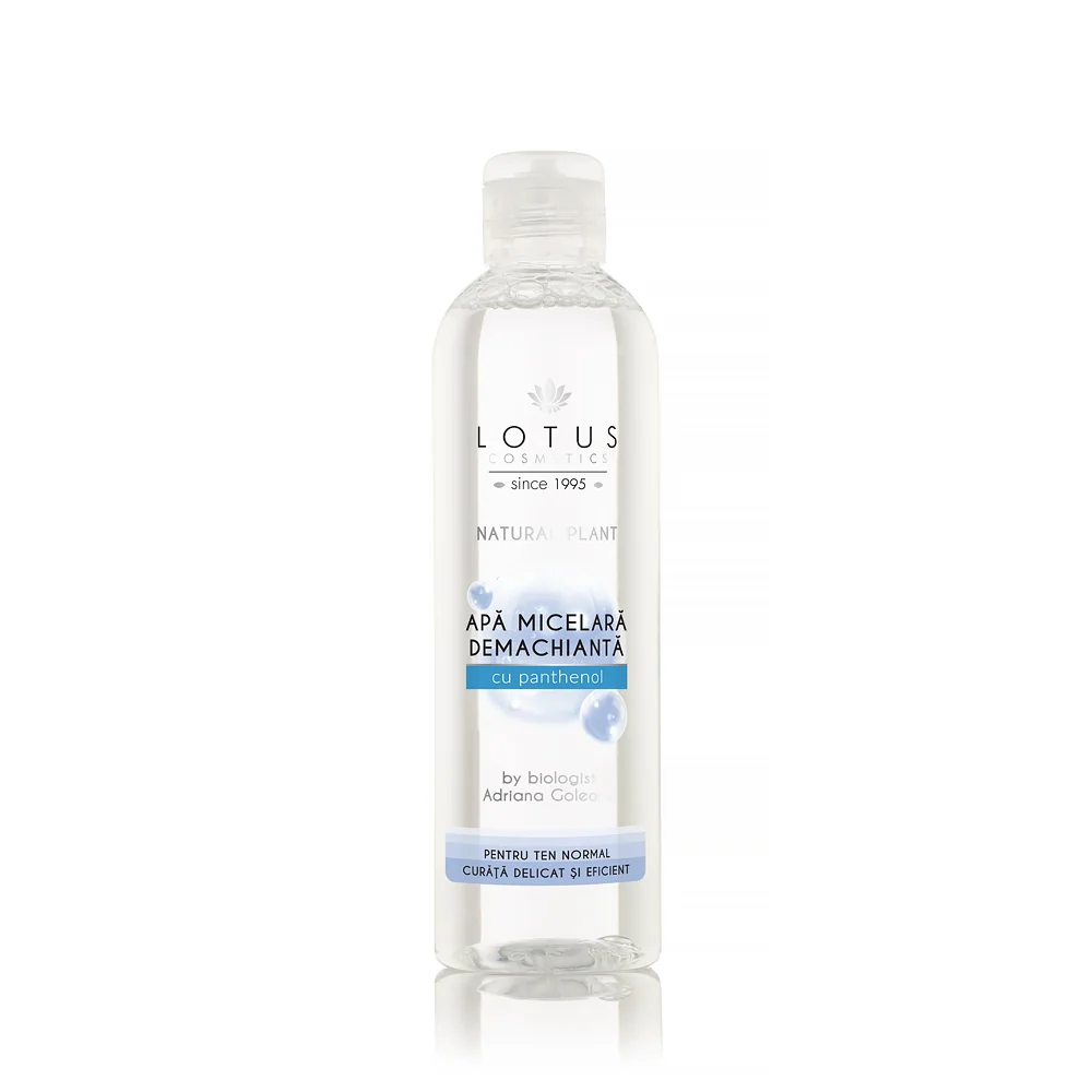 Apa micelara pentru ten normal, 250ml, Lotus Cosmetics