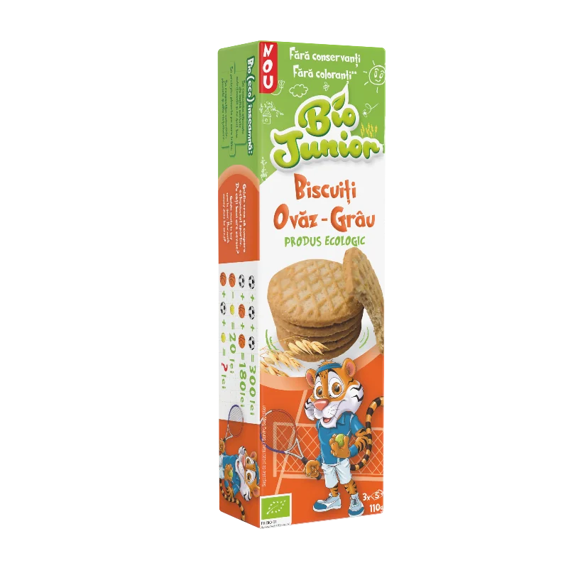 Biscuiti ovaz-grau Bio, 110g, Bio Junior