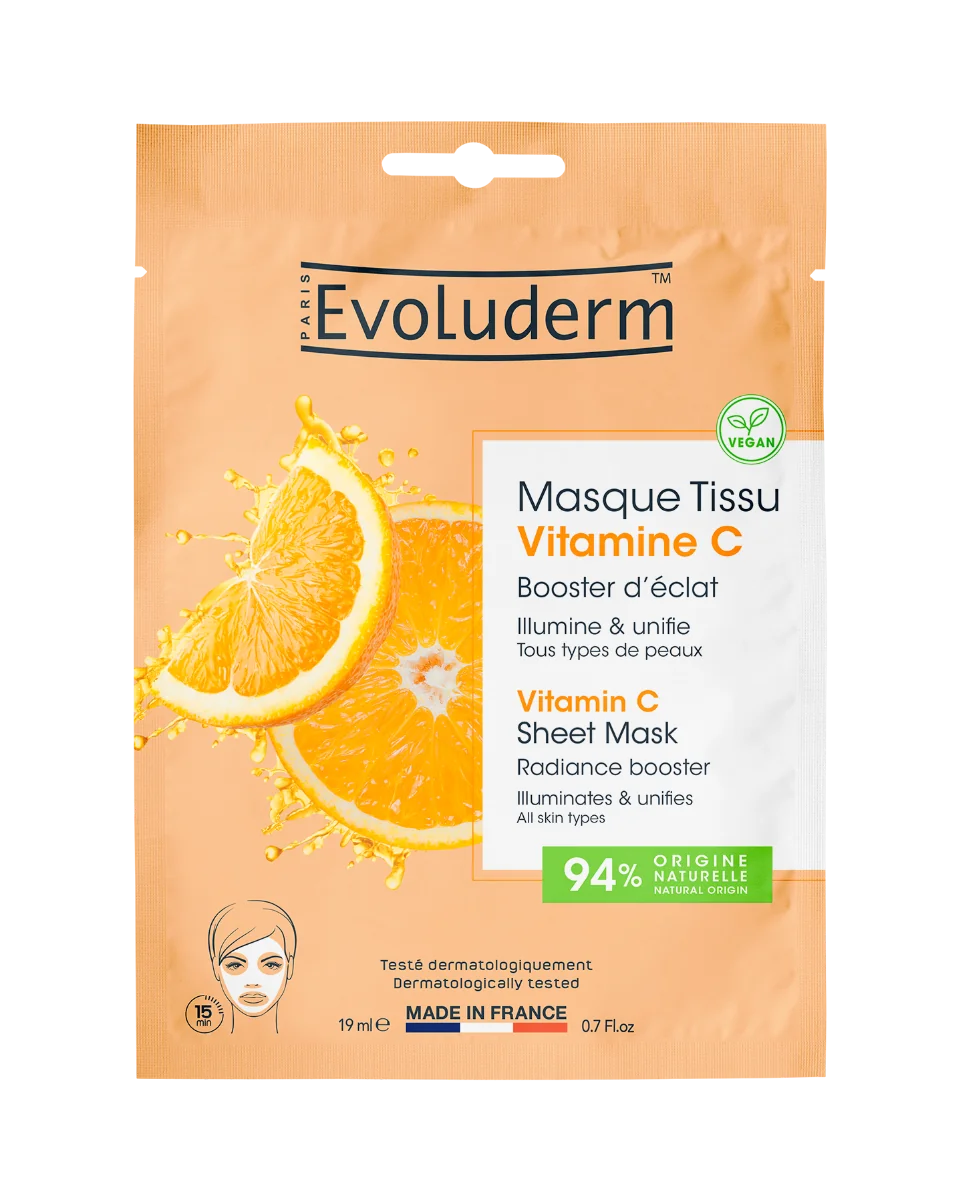 Masca iluminatoare cu Vitamina C, 19ml, Evoluderm