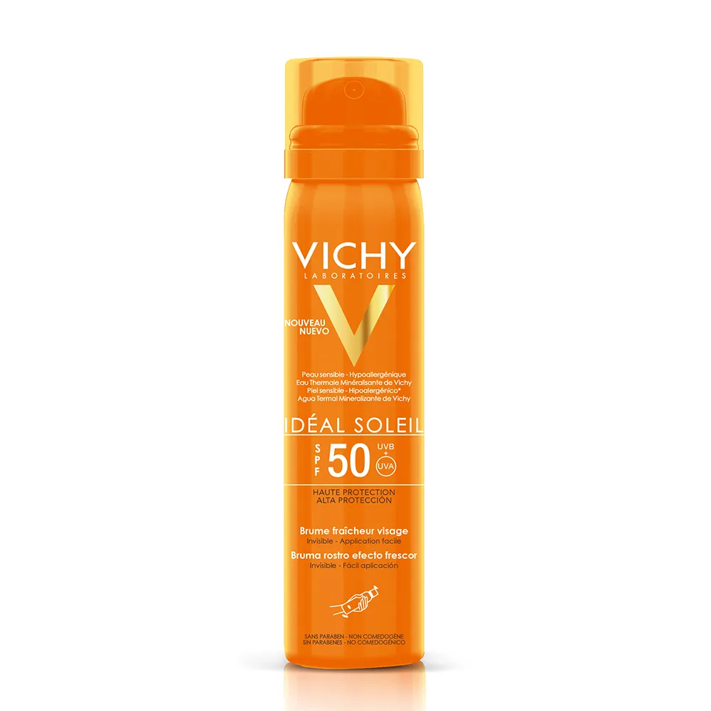 Spray protector invizibil Ideal Soleil, SPF50, 75ml, Vichy