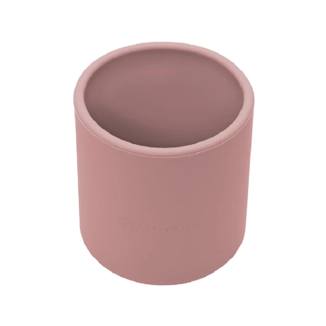 Pahar din silicon Old Rose 6 luni+, 1 bucata, Appekids
