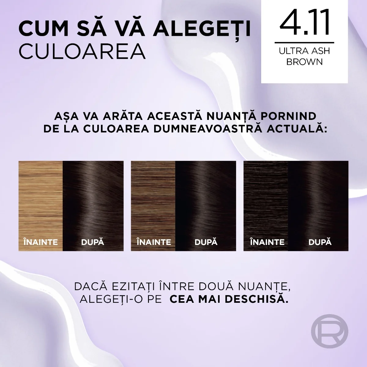 Vopsea de par permanenta Excellence Cool Creme 4.11 Saten Ultra-Cenusiu, 192ml, L'Oreal Paris