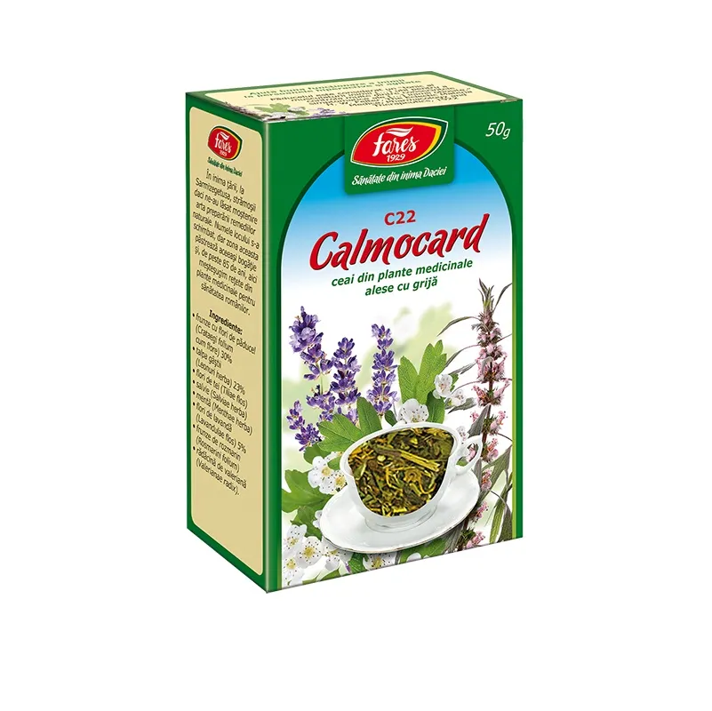 Ceai Calmocard C22, 50g, Fares 