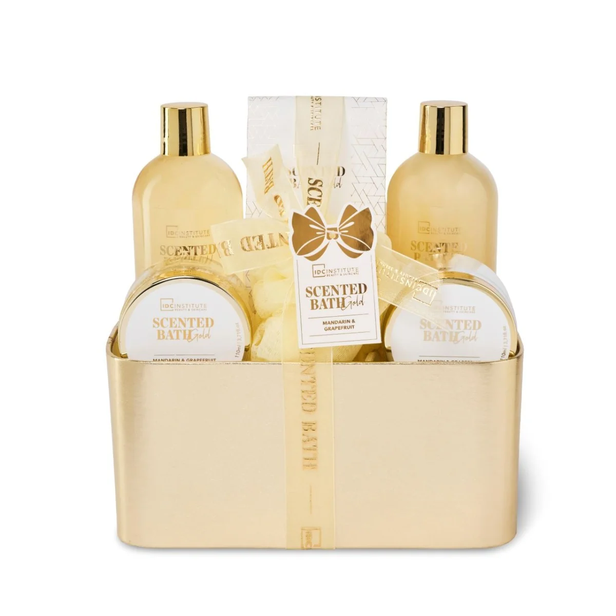 Set Ingrijire Mandarin & Grapefruit Scented Bath Gold, IDC Institute 