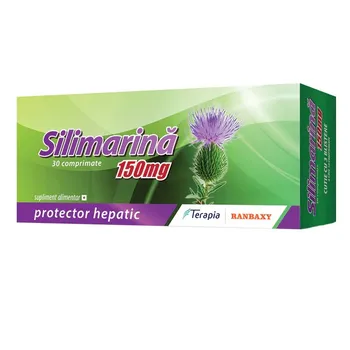 Silimarina 150 mg, 30 comprimate, Terapia 