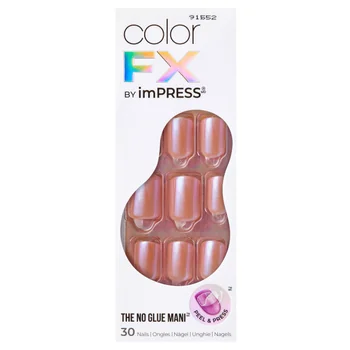 Unghii false Impress Color Fx Distraction, 30 bucati, Kiss