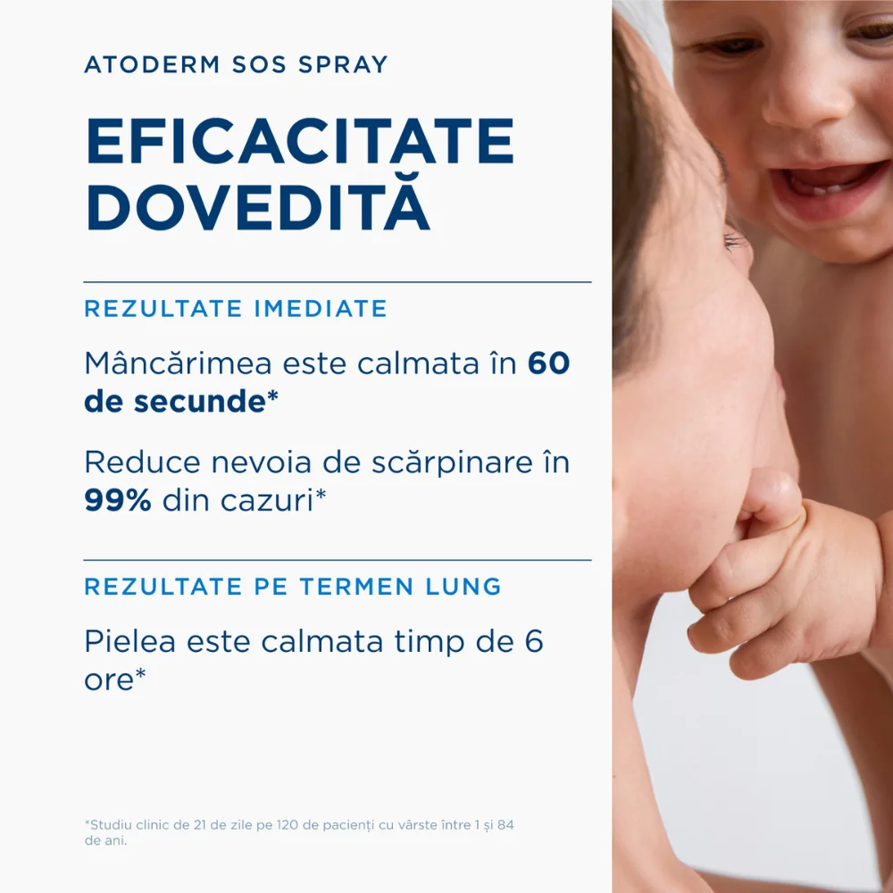 Spray SOS pentru calmarea mancarimilor Atoderm, 200ml, Bioderma