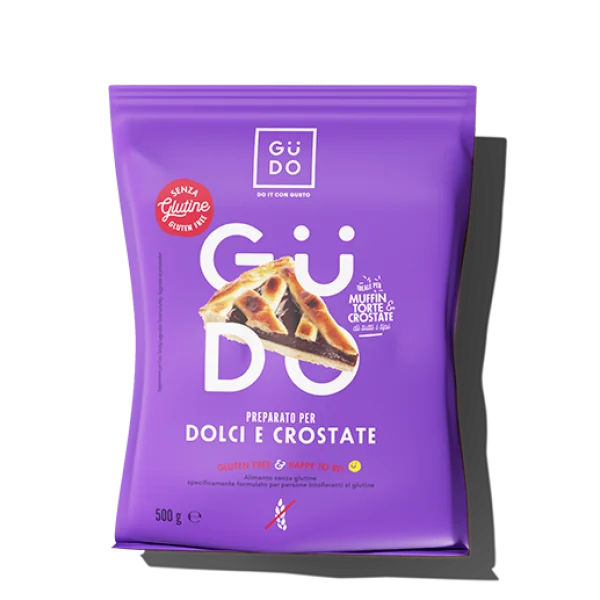 Mix pentru prajituri si tarte fara gluten, 500g, Gudo