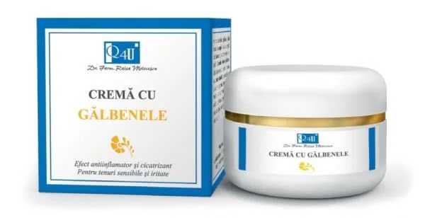 Crema cu galbenele Q4U, 50ml, Tis Farmaceutic