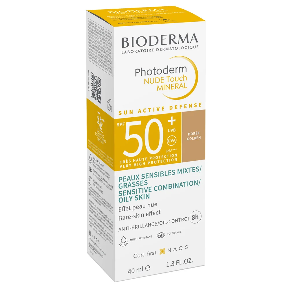 Fluid Nude Touch Mineral Auriu cu SPF50+ Photoderm, 40ml, Bioderma