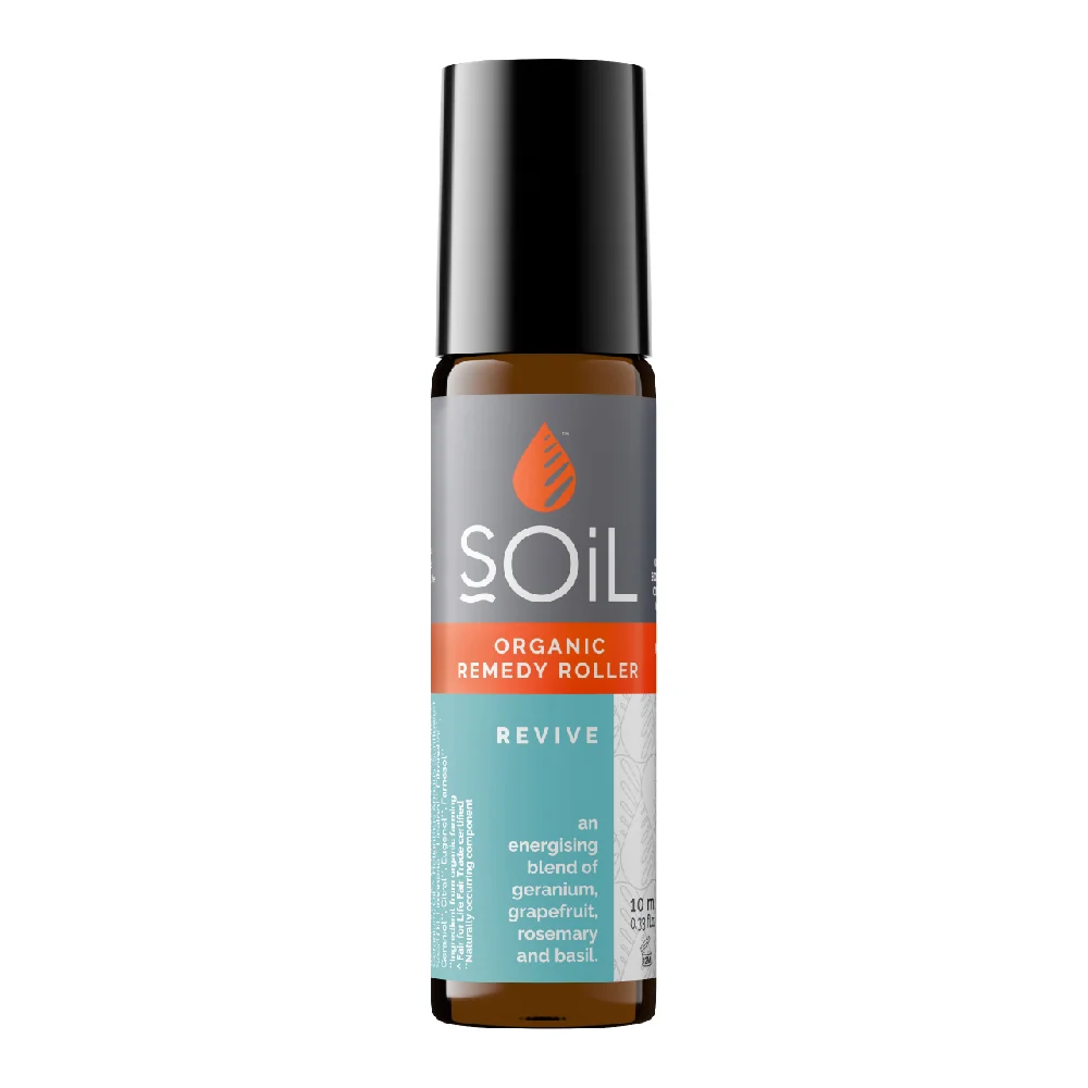 Roll-On Bio Revive Amestec Energizant si Echilibrant cu uleiuri esentiale, 10ml, Soil