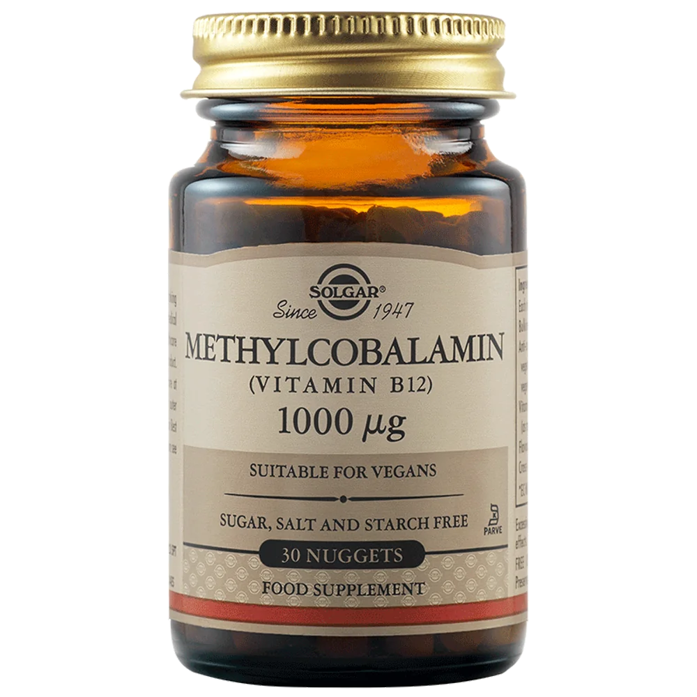 Metilcobalamina Vitamina B12 1000mcg, 30 tablete, Solgar