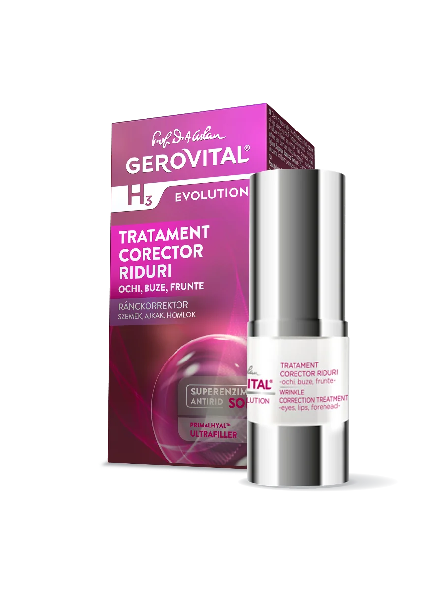 Tratament corector de riduri H3 Evolution, 15ml, Gerovital | Dr. Max ...