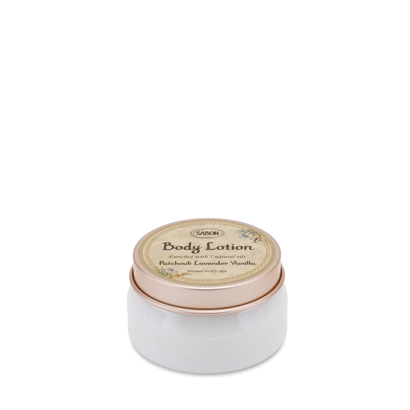 Crema de corp Patchouli Lavender Vanilla, 140ml, Sabon