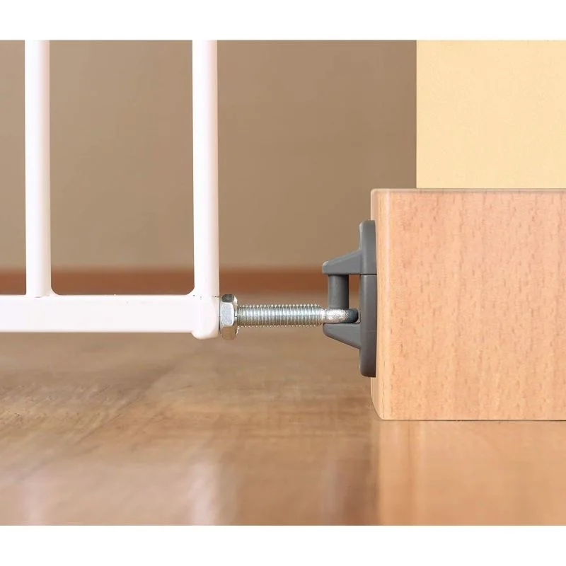 Poarta extensibila montaj mixt T-Gate 77-104cm Metal-alb Active-Lock 46120, 1 bucata, Reer