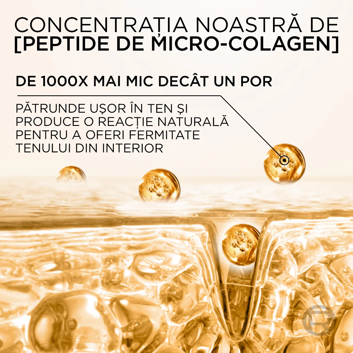 Serum pentru fermitate cu micro-peptide de colagen Age Perfect Collagen Expert, 30ml, L'Oreal Paris