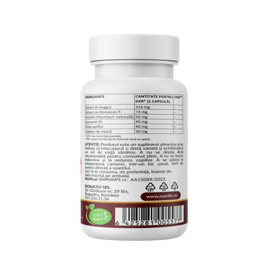Colesterol Formula Pro, 30 capsule vegetale, Nutrific