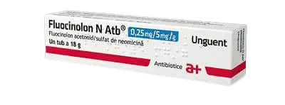 Fluocinolon N Atb unguent, 18g, Antibiotice 