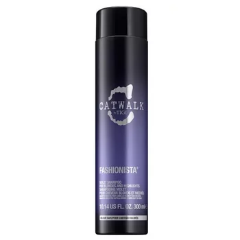 Sampon pentru par gri si blond Catwalk Fashionista Violet, 300ml, Tigi