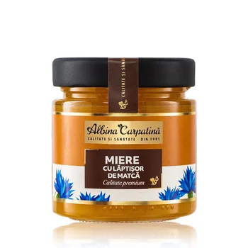 Miere cu laptisor de matca, 270g, Albina Carpatina