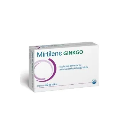 Mirtilene Ginkgo, 30 tablete, SIFI 