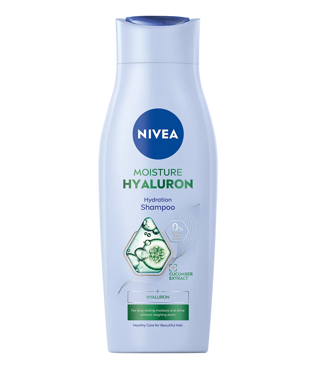 Sampon hidratant pentru femei Moisture Hyaluron, 400ml, Nivea