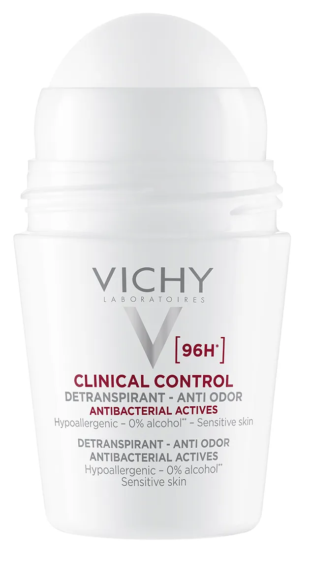Deodorant roll-on antiperspirant 96h Clinical Control, 50ml, Vichy 
