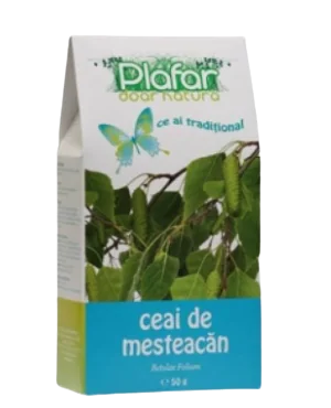 Ceai din frunze de mesteacan, 50g, Plafar