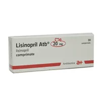 Lisinopril ATB 20mg, 30 comrpimate, Antibiotice