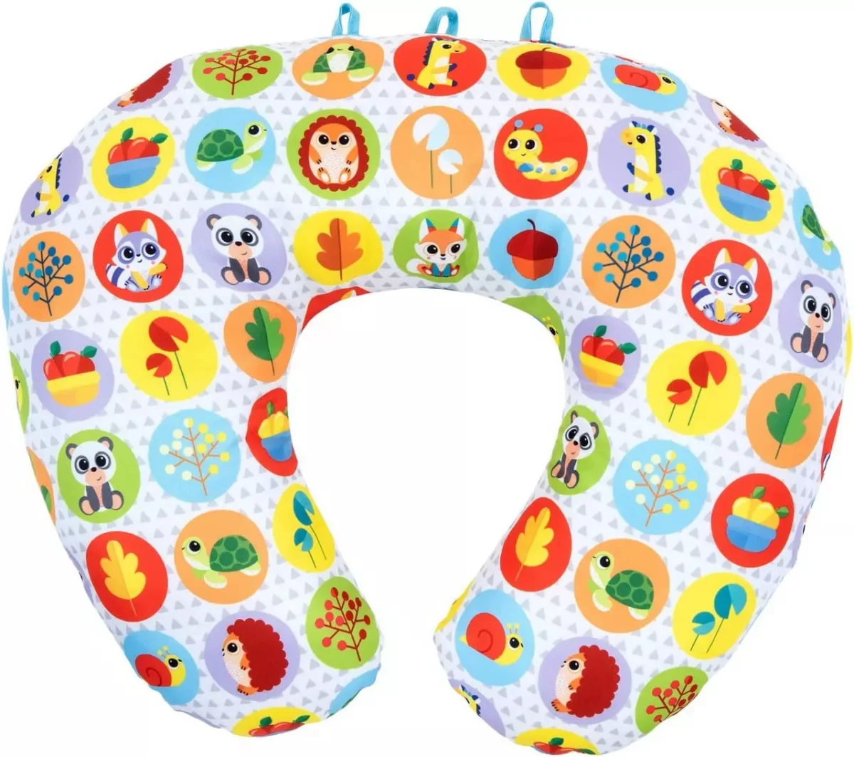 Perna Boppy cu animalute Tummy Time 2- 9 luni, 1 bucata, Chicco 