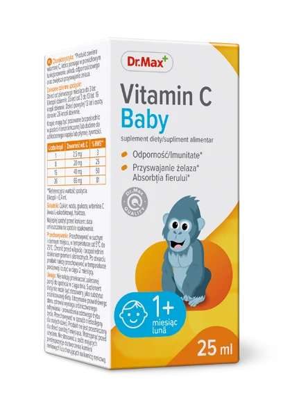Dr. Max Vitamin C Baby picaturi, 25ml