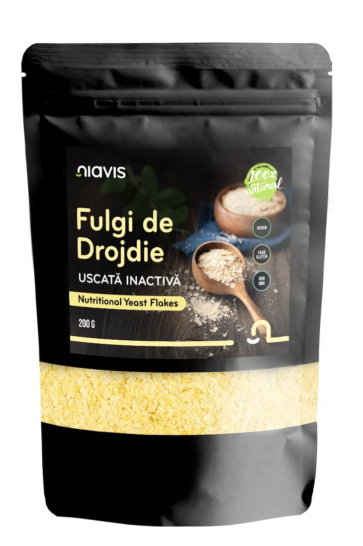 Fulgi de drojdie uscata inactiva, 200g, Niavis