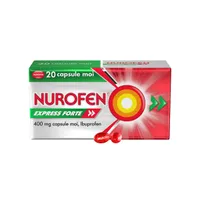Nurofen Express Forte 400 mg, 20 capsule moi, Reckitt Benckiser