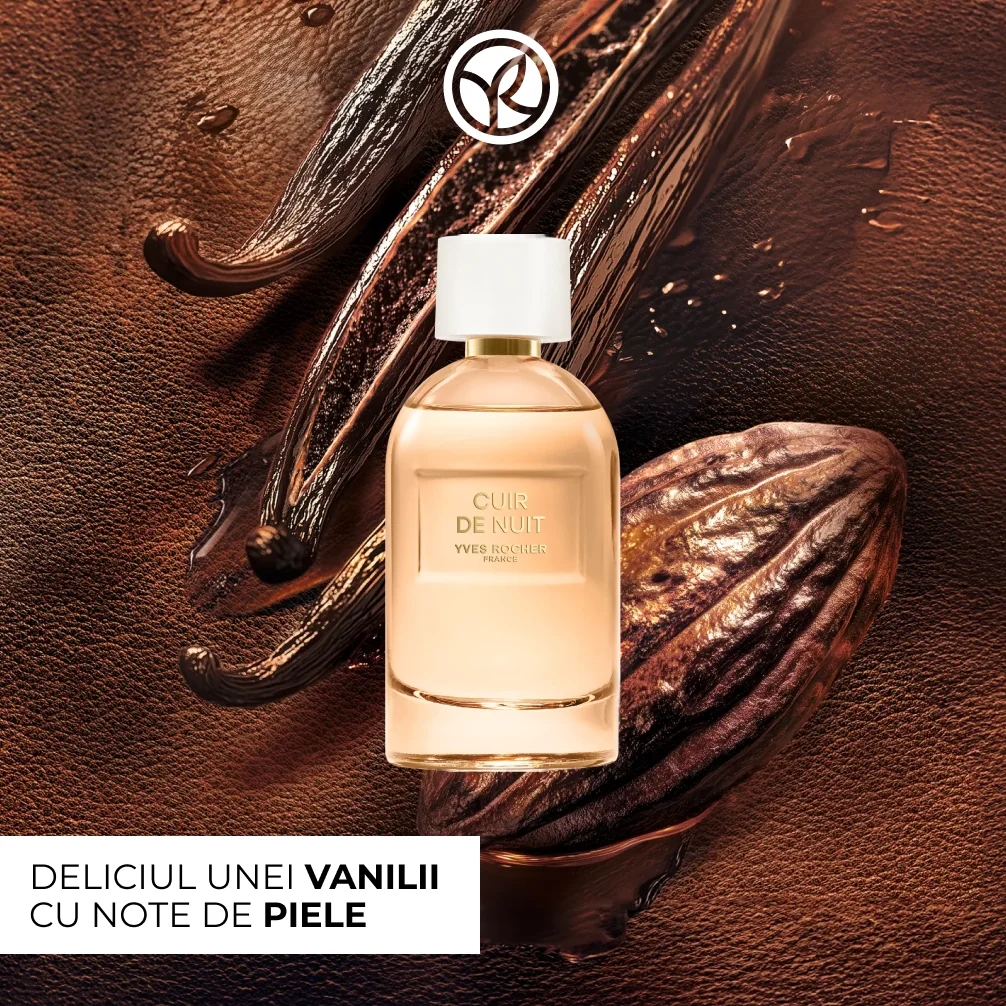 Apa de parfum Cuir de Nuit, 100ml, Yves Rocher