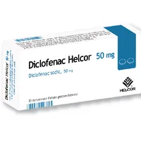 Diclofenac 50mg, 20 comprimate gastrorezistente, AC Helcor