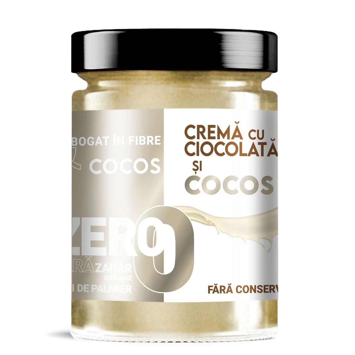 Crema cu ciocolata alba si cocos, 350g, Artisan Vita