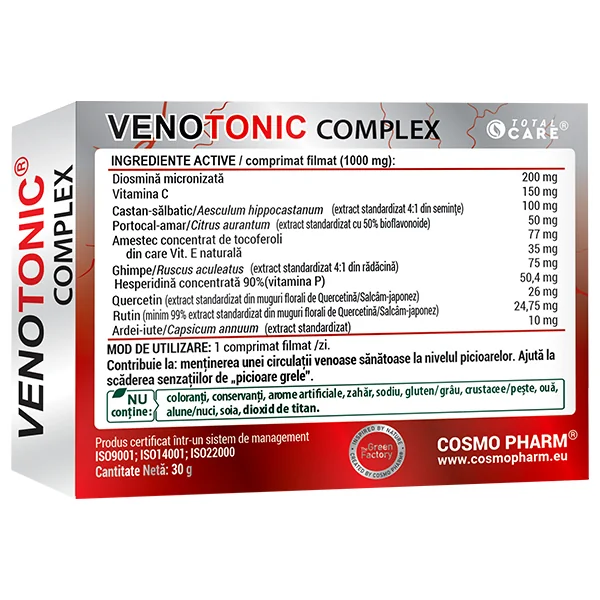 Venotonic Complex, 30 capsule, Cosmopharm
