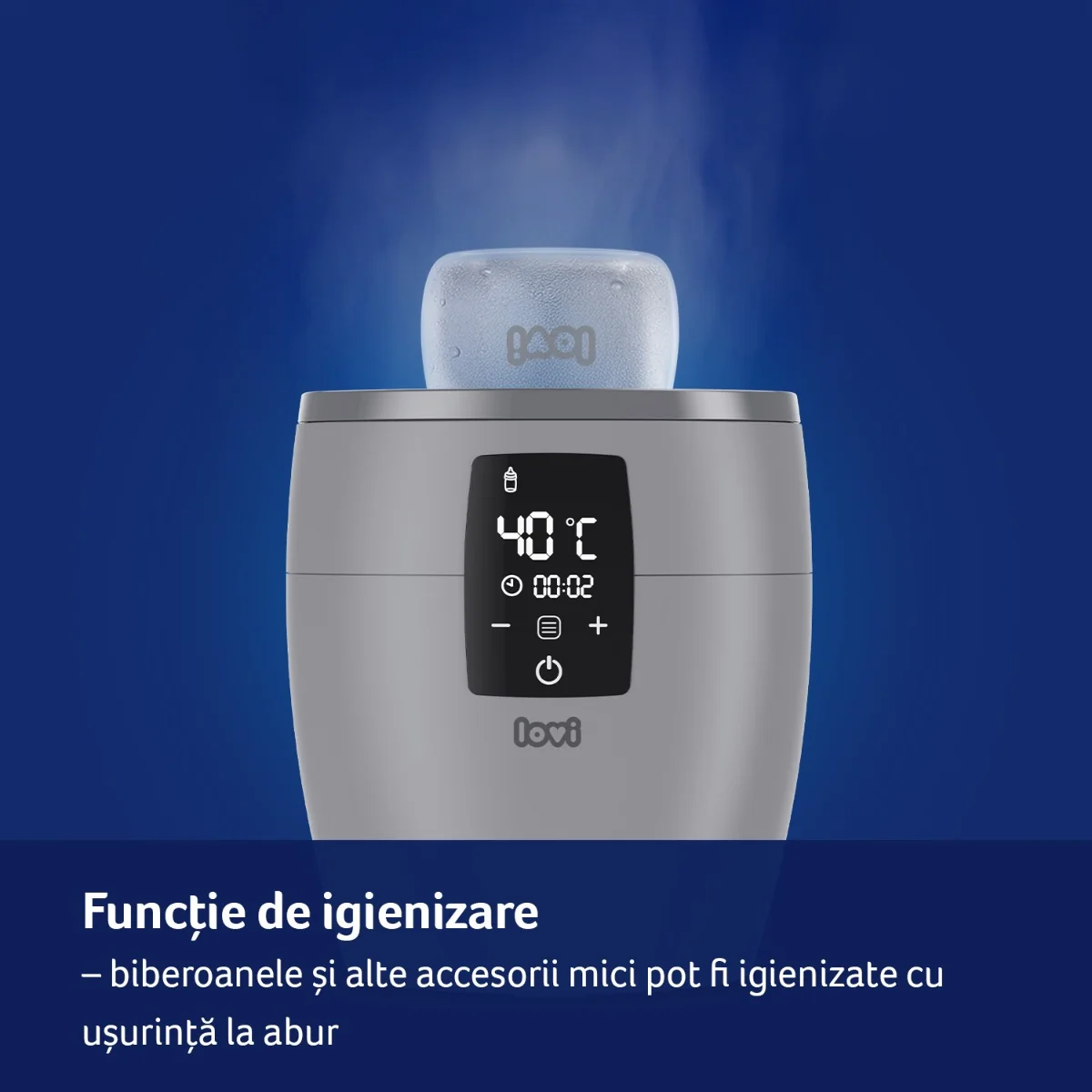 Incalzitor biberon, 1 bucata, Gri, LOVI