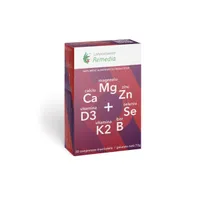 Ca+Mg+Zn+D3+Se, 30 comprimate masticabile, Laboratoarele Remedia