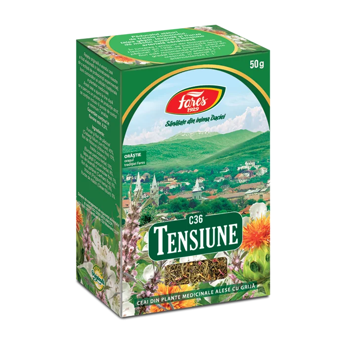 Ceai pentru tensiune C36, 50g, Fares