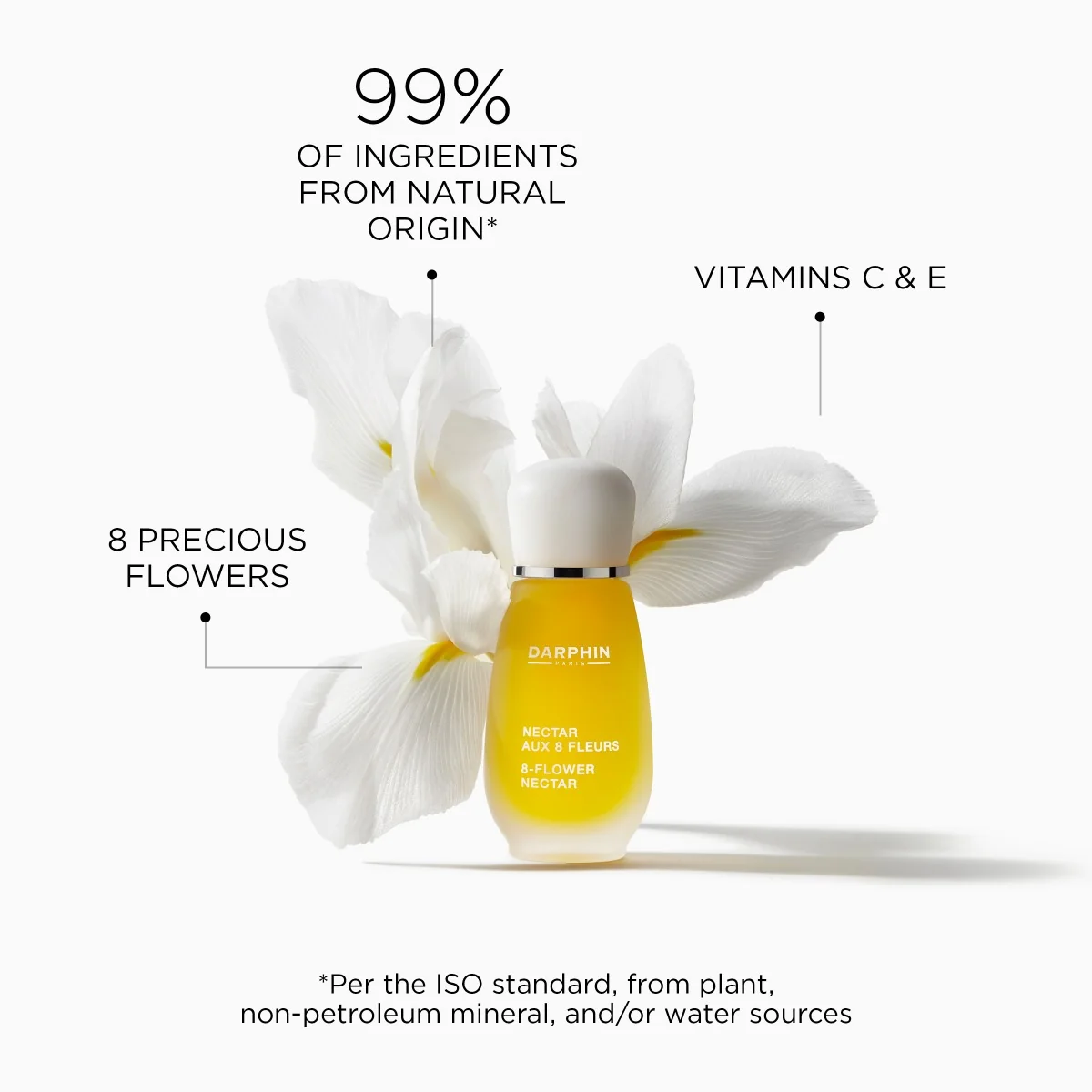Elixir ulei 8 flori pentru revitalizarea tenului Essential Oil Elixir, 15ml, Darphin