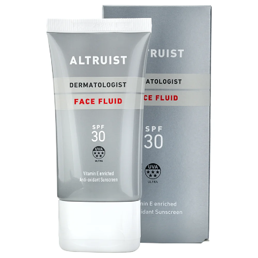 Fluid antioxidant cu protectie solara SPF 30 Dermatologist, 50ml, Altruist